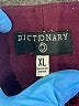 Dictionary Solid Maroon Burgundy Active Pants Size XL - photo 4