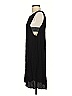 Veda 100% Rayon Solid Black Casual Dress Size P (petite) - photo 5