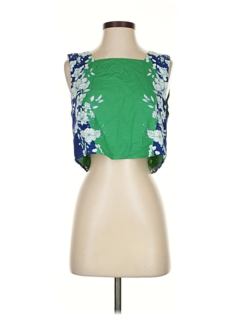 Kourt Sleeveless Blouse In Green
