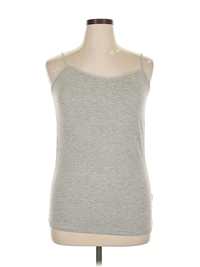 Pre-owned Gap Tank Top Gray Strapless Neckline Tops