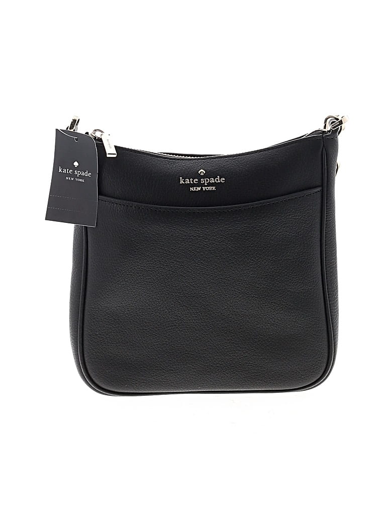 Kate Spade New York Leather Crossbody Bag In Black
