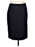 Worth New York Solid Black Wool Skirt Size 4 - photo 2