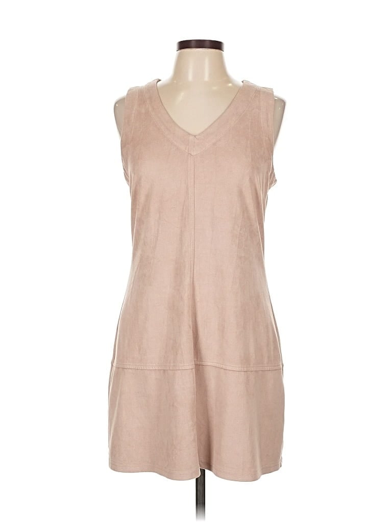 Pre-owned Design Lab Lord & Taylor Casual Dress In Brown