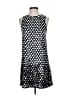Parker 100% Polyester Polka Dots Black Cocktail Dress Size 0 - photo 1