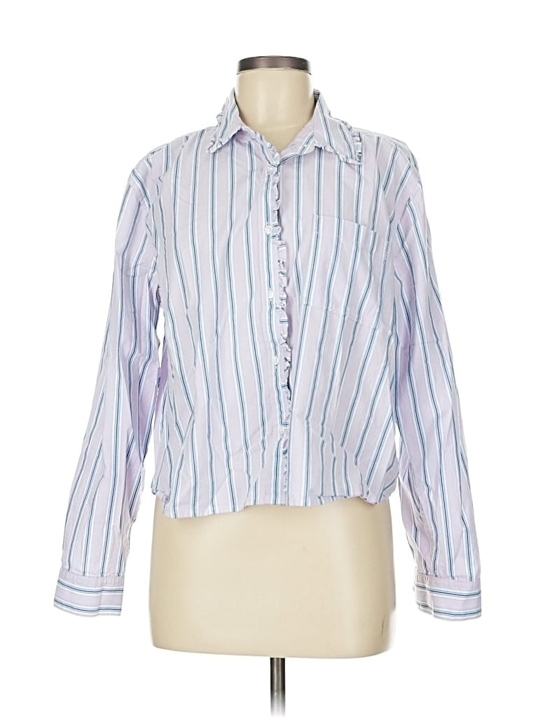Click to view more detailed imagery on our partner's website Pre-owned Lands' End Long Sleeve Button Down Shirt In White