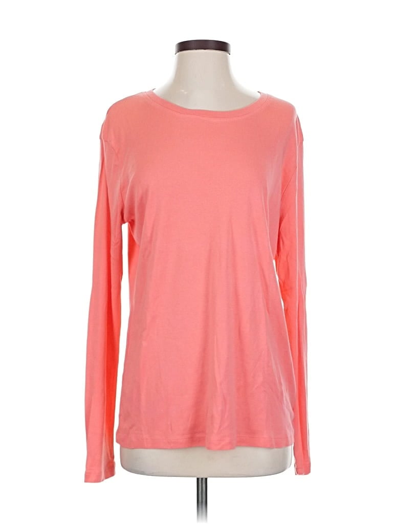Pre-owned Gap Long Sleeve T-shirt In Orange