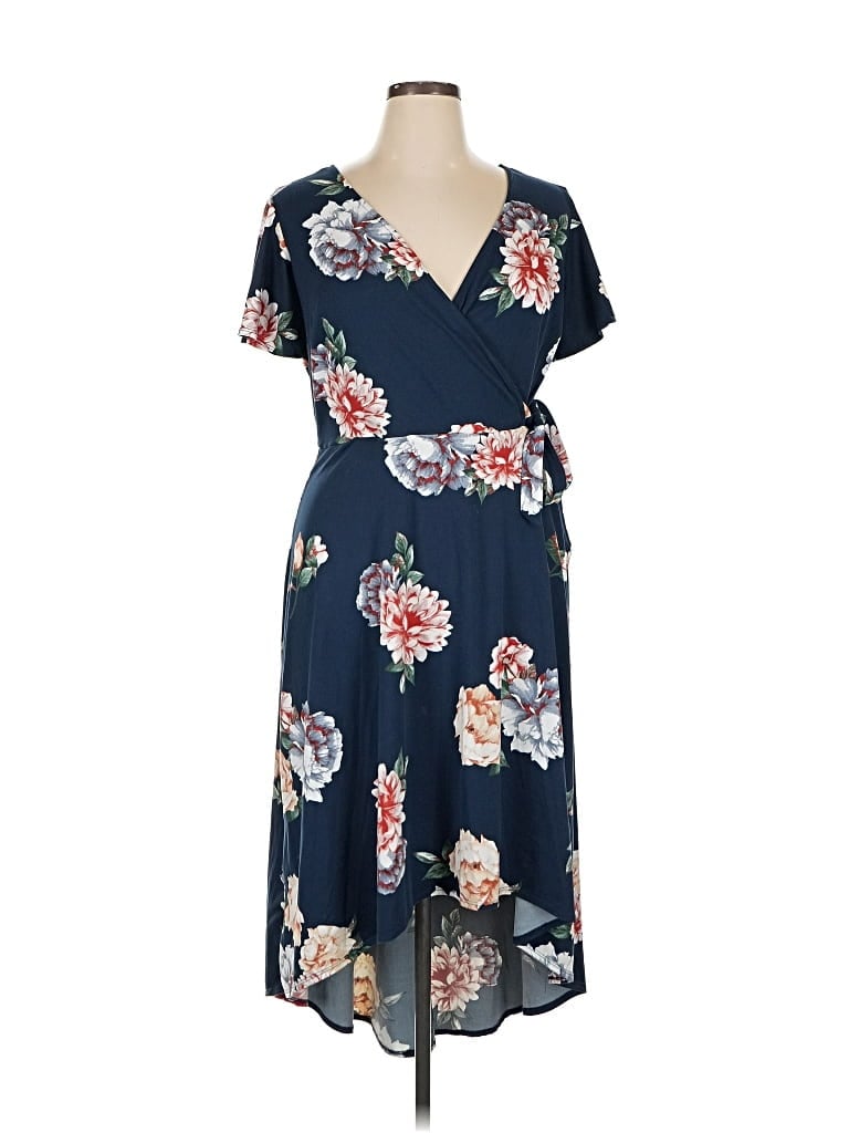 Pre-owned Fortune + Ivy Casual Dress In Blue