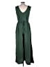 Raquel Allegra Solid Green Jumpsuit Size (2) - photo 2