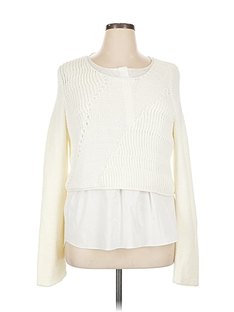 ELIE TAHARI Pre-owned Pullover Sweater In White