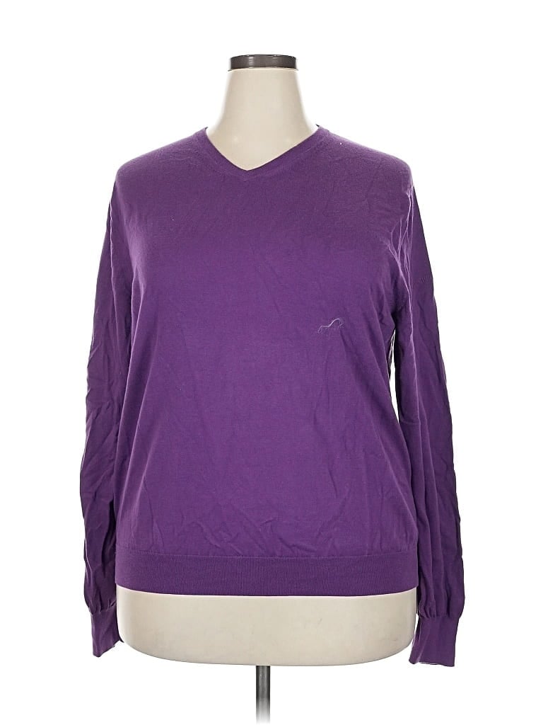 FAÇONNABLE Pre-owned Pullover Sweater In Purple