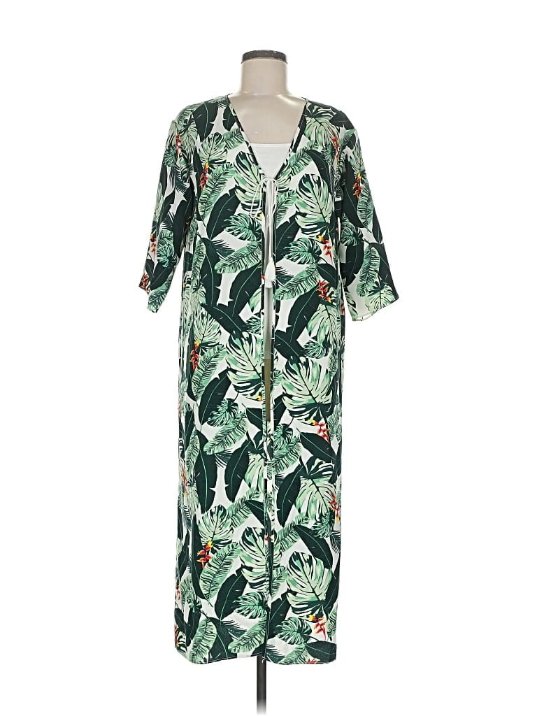 Pre-owned Rachel Zoe Tjx Kimono In Green