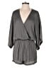 Lulus 100% Polyester Solid Gray Romper Size S - photo 1