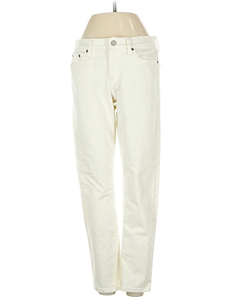 Pre-owned Banana Republic Factory Store Jeans In White