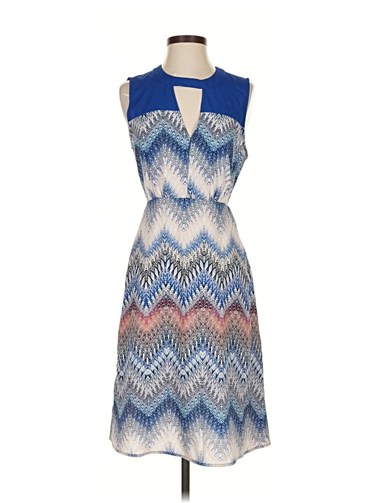 Pre-owned Bcbgmaxazria Cocktail Dress In Blue