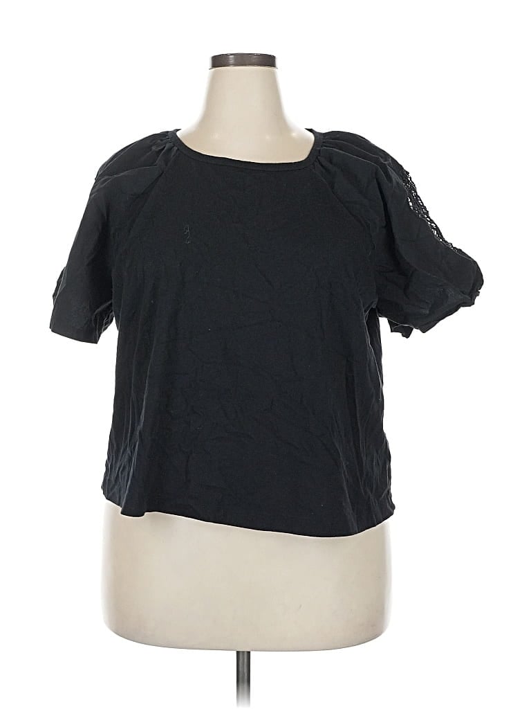 Pre-owned Old Navy Short Sleeve T-shirt In Black