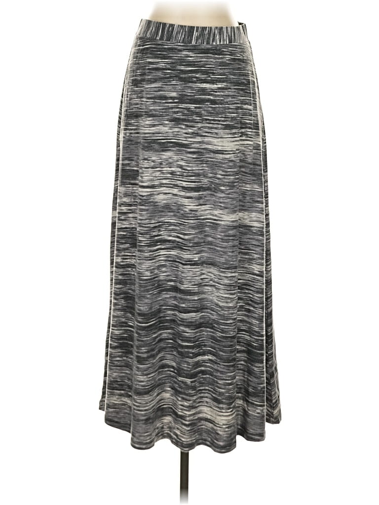 Pre-owned Roz & Ali Casual Skirt In Gray