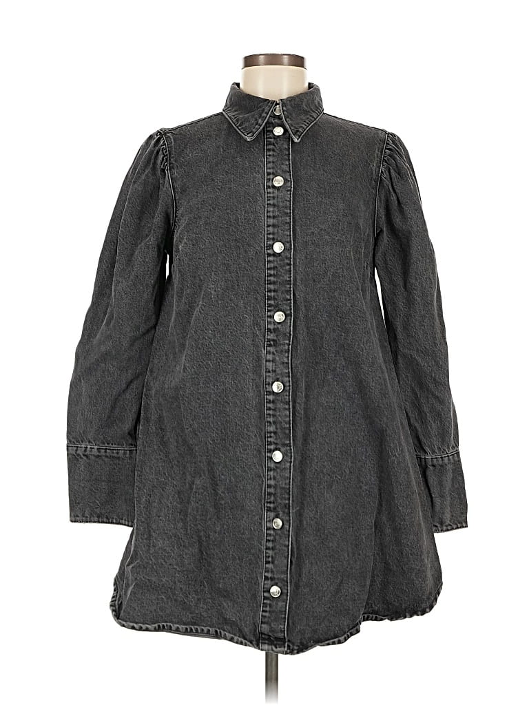 Pre-owned Asos Design Coat In Gray