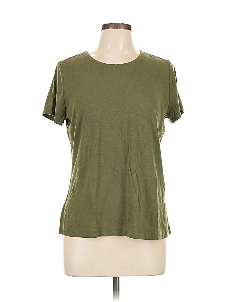 Pre-owned Banana Republic Factory Store Short Sleeve T-shirt In Green