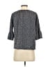 MICHAEL Michael Kors Blue 3/4 Sleeve Blouse Size S - photo 2