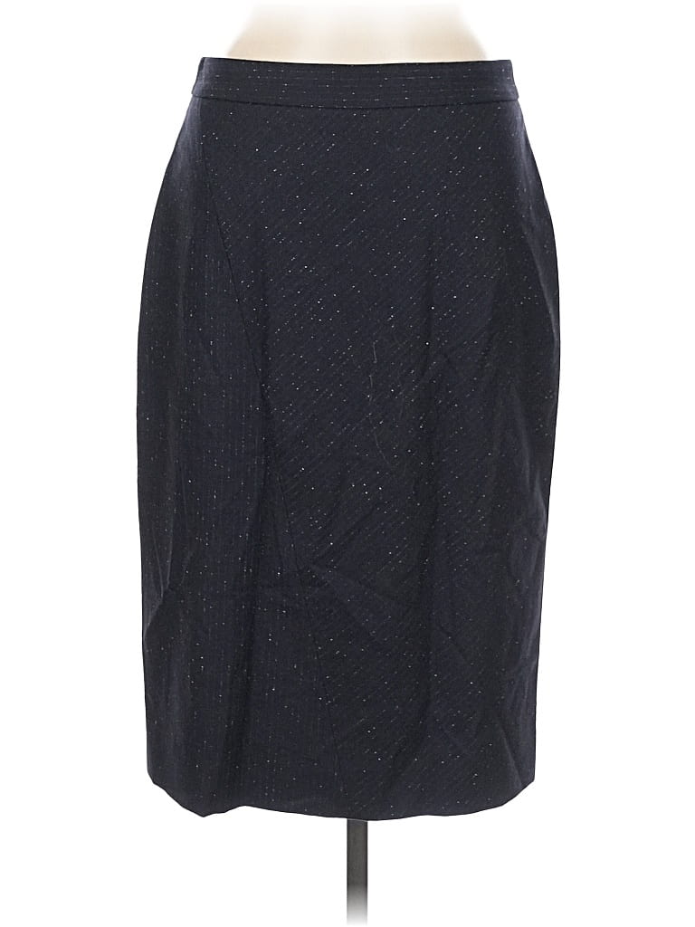 Pre-owned Classiques Entier Wool Skirt In Black