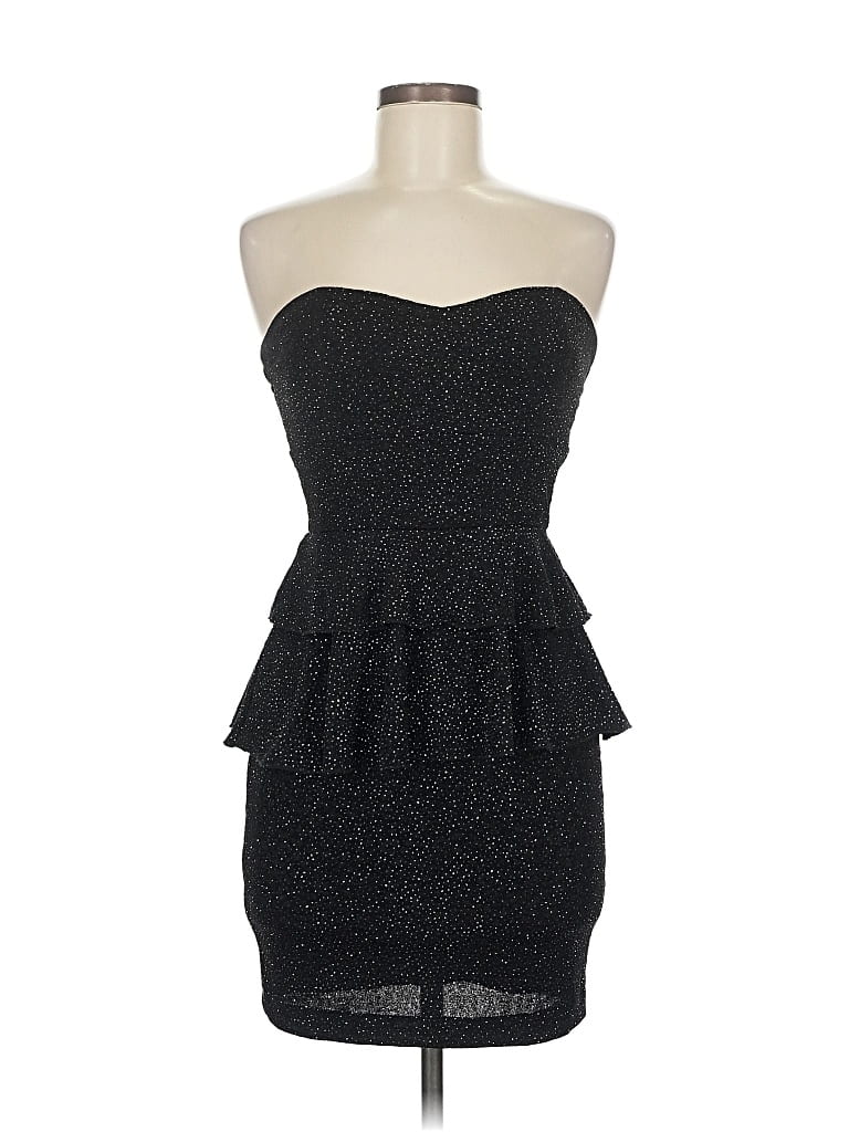 Pre-owned Emerald Sundae Cocktail Dress In Black