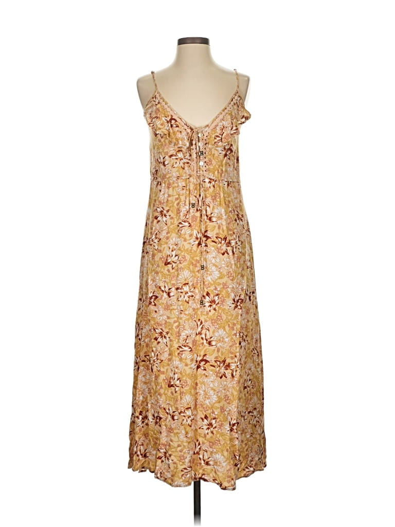 Pre-owned Kivari Casual Dress In Brown
