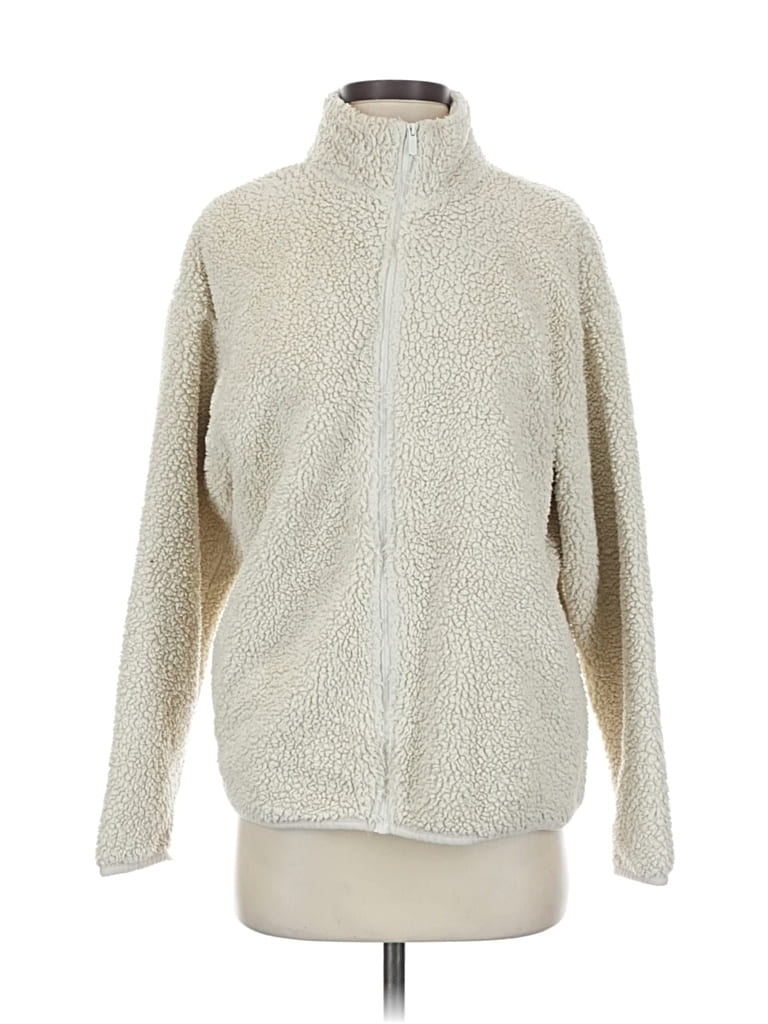 Pre-owned Victoria's Secret Pink Cardigan Sweater In White