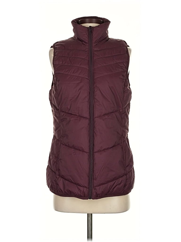 Pre-owned Xersion Vest In Burgundy