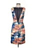 Ivy & Blu Print Orange Cocktail Dress Size 4 - photo 2