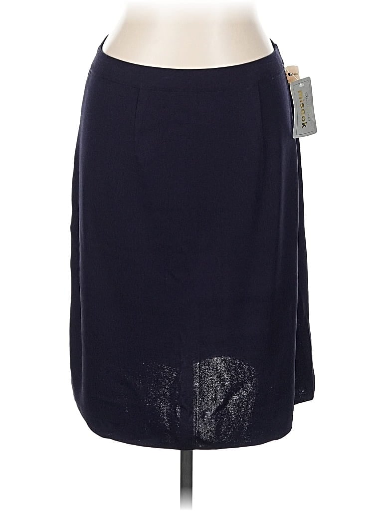 Pre-owned Misook Casual Skirt In Blue