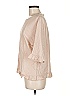Unbranded 100% Cotton Tan 3/4 Sleeve Blouse Size M - photo 5