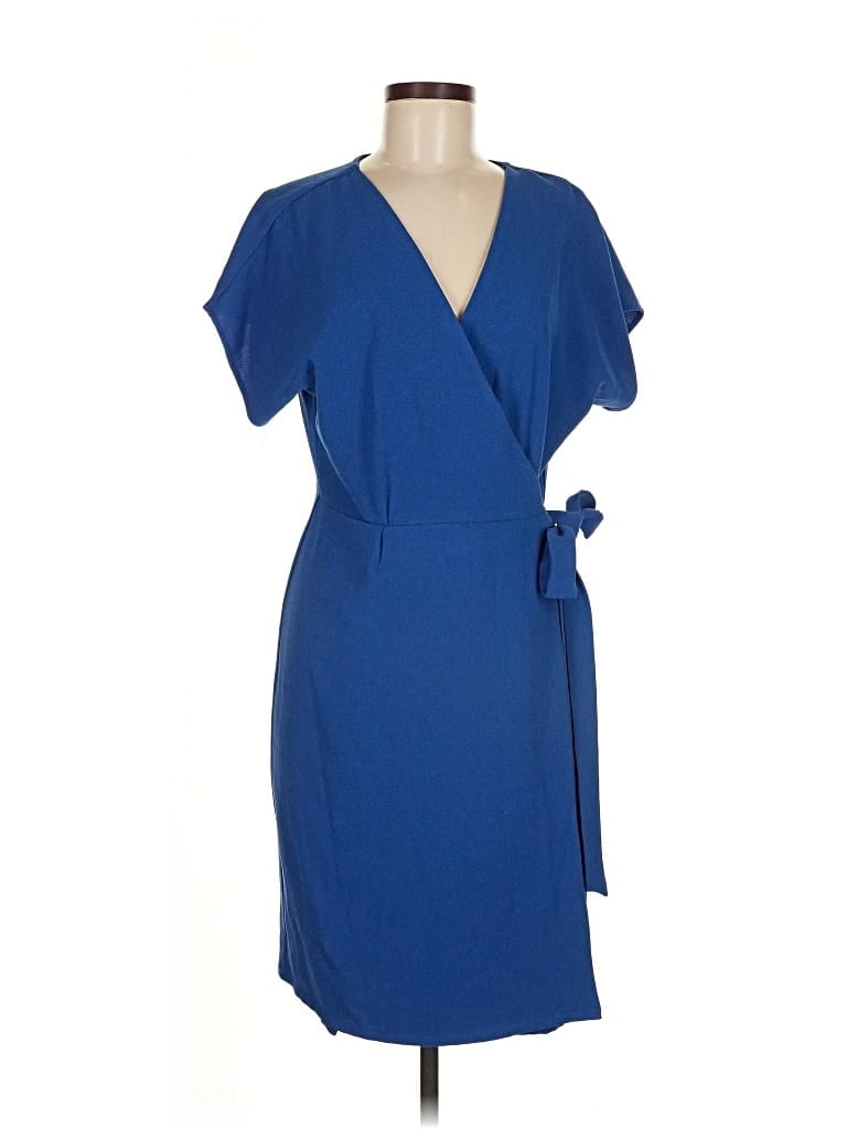 Pre-owned Bobeau Cocktail Dress In Blue