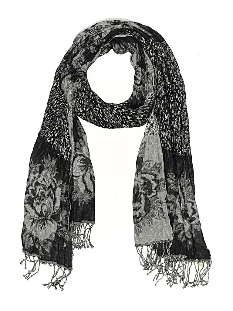 Pre-owned Collection Eighteen Scarf In Black