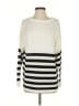 DKNY Stripes Ivory Pullover Sweater Size P (petite) - photo 1