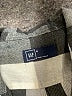Gap 100% Cotton Checkered-gingham Gray Long Sleeve Button-Down Shirt Size S - photo 7