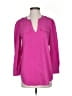 Cynthia Steffe 100% Polyester Solid Pink 3/4 Sleeve Blouse Size S - photo 1