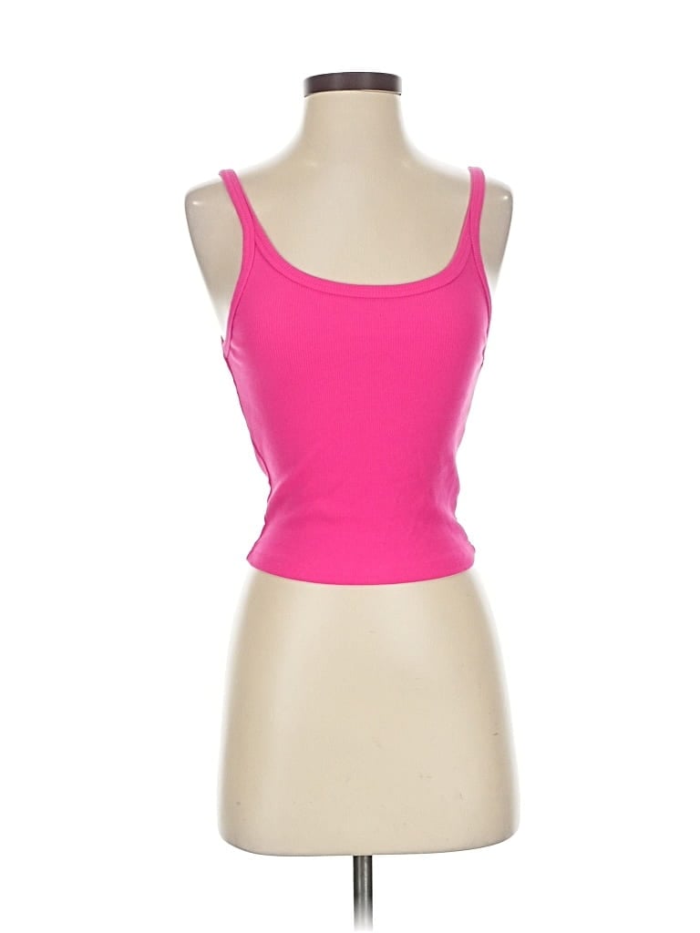 UNBRANDED Pre-owned Tank Top Pink Strapless Neckline Tops