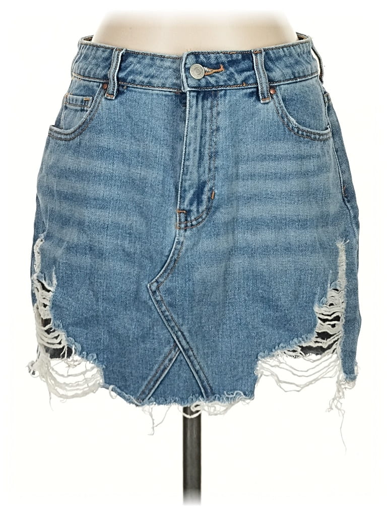 Pre-owned Pacsun Denim Skirt In Blue