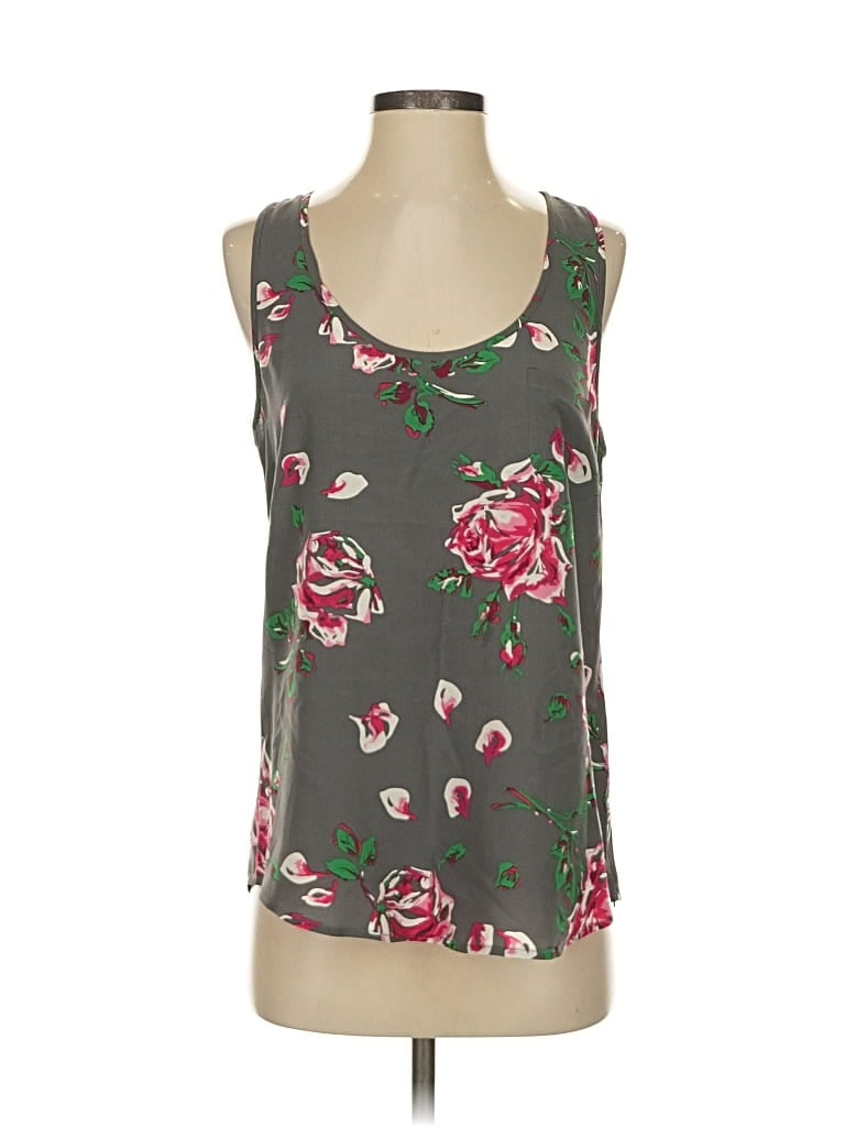 Click to view more detailed imagery on our partner's website Pre-owned Joie Sleeveless Top Gray Scoop Neck Tops