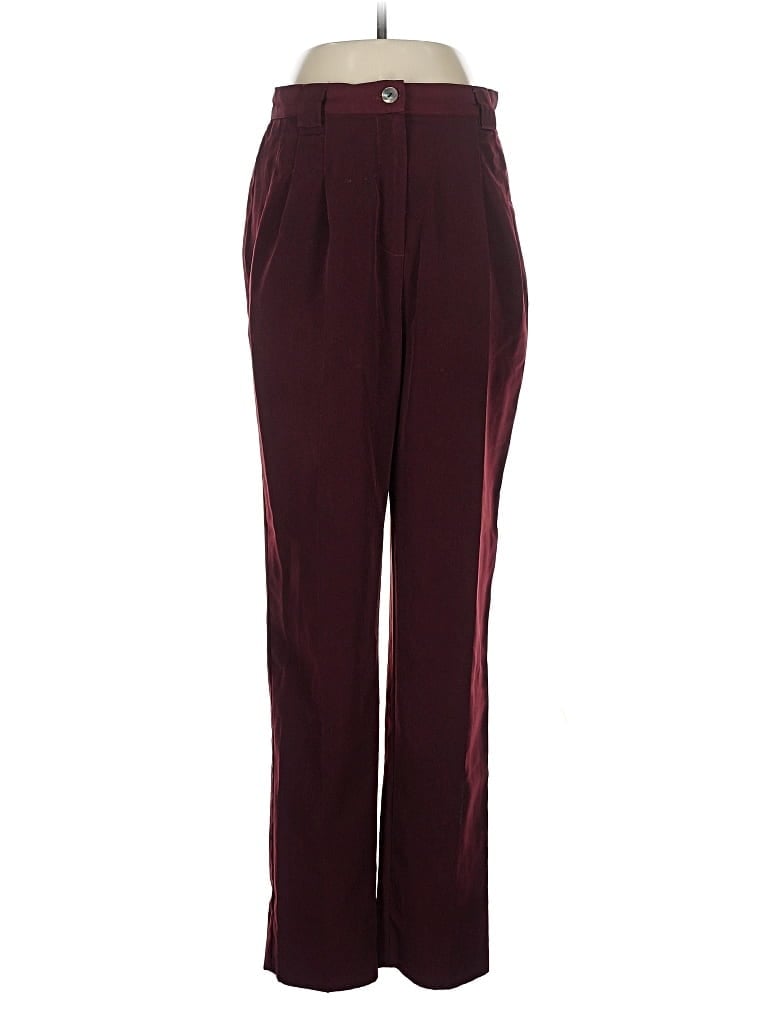 Pre-owned American Apparel Casual Pants In Burgundy