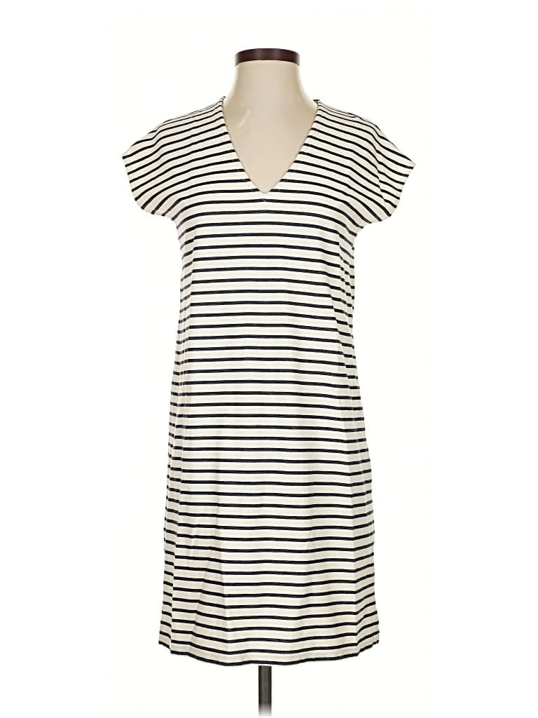 Pre-owned J.crew Factory Store Casual Dress In White