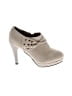 Unbranded 100% Leather Ivory Tan Heels Size EU (IT) 43 / US 13 - photo 1