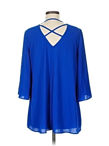 Karen Kane 3/4 Sleeve Blouse (view 2)