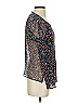Ella Moss 100% Silk Stars Black Short Sleeve Top Size S - photo 4