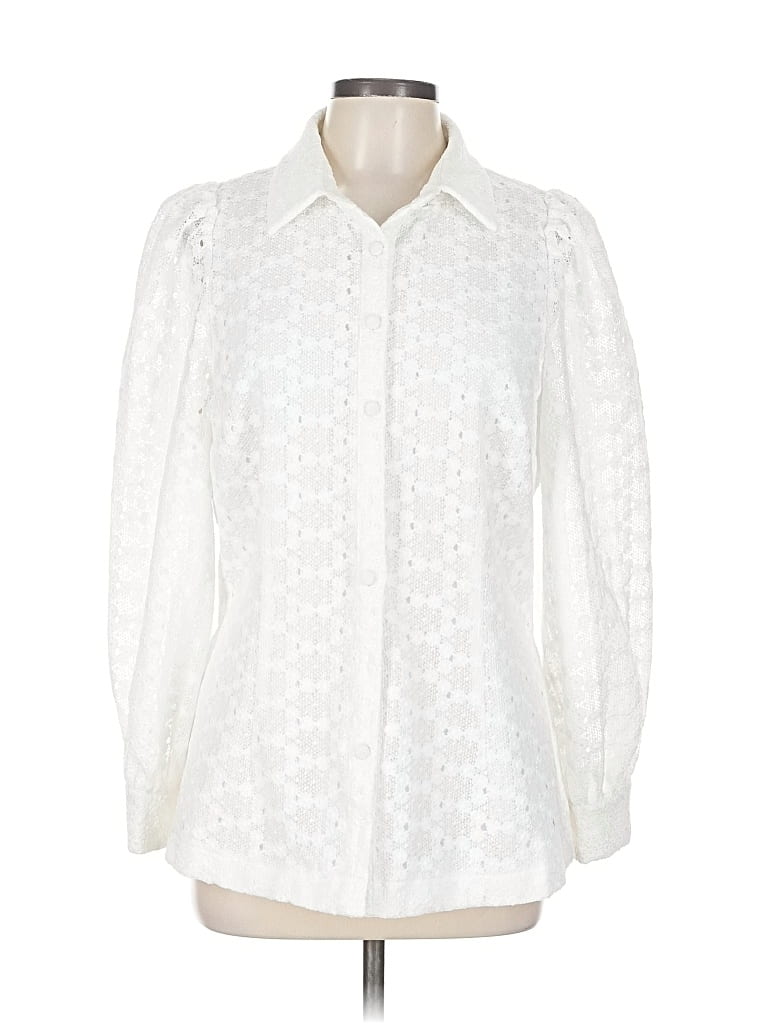 Pre-owned Mare Mare X Anthropologie Blazer Jacket In White