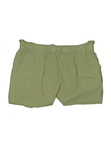 Shein Curve Khaki Shorts (view 1)