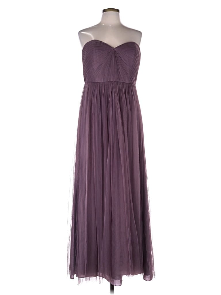 Pre-owned Jenny Yoo Collection Cocktail Dress In Purple