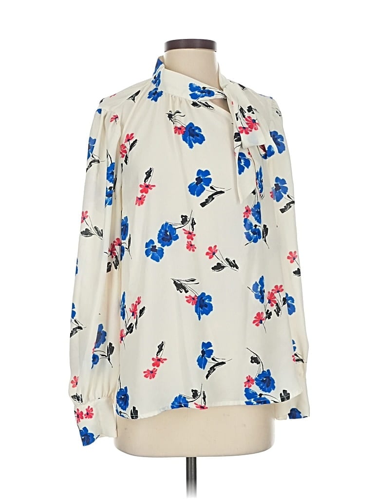 MODCLOTH Pre-owned Long Sleeve Blouse In White