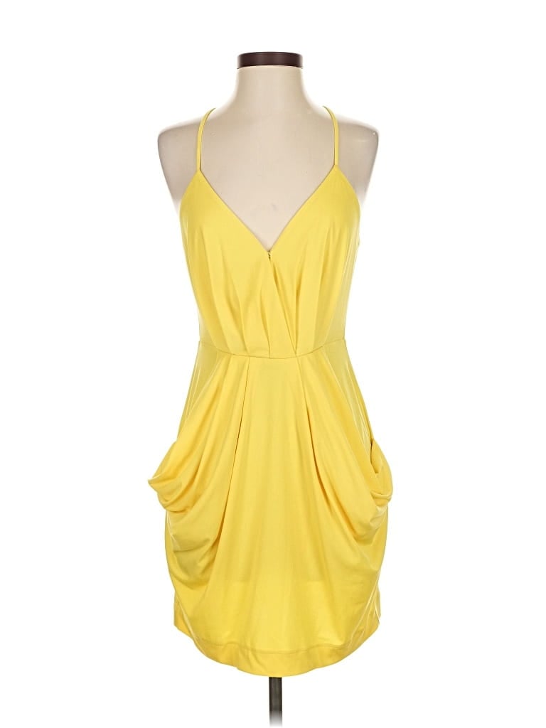 Pre-owned Bcbgeneration Romper In Yellow