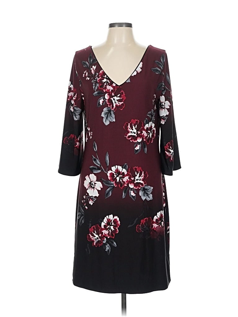 UNBRANDED Pre-owned Casual Dress In Burgundy